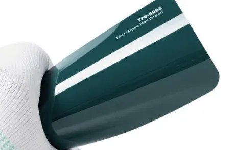 Muestra de película Gloss Hell Green, código TPU-6003