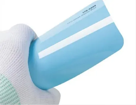 Muestra de película Gloss Glacier Blue, código TPU-6009