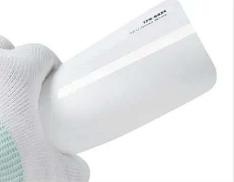 Muestra de película Gloss White, código TPU-6024