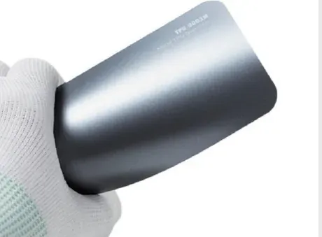 Muestra de película Matte Gun Grey, código TPU-9003M