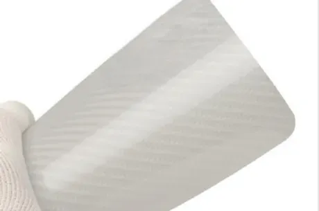 Muestra de película Carbon Transparent, código TPU-9083